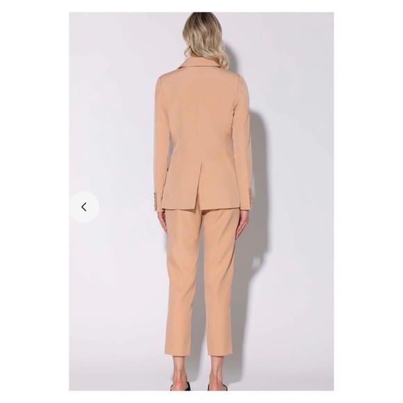 WALTER BAKER Felicia Cutout Blazer Jacket Dune Nude Small NWT Old Money - Picture 5 of 6